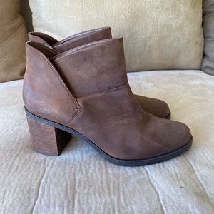 Clark’s brown booties